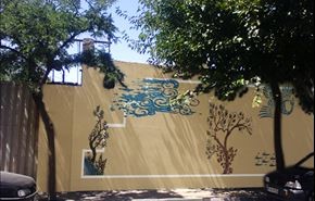 جداريات ثقافية تضفي لمسات فنية على طهران