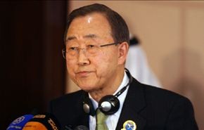 بان كي مون يدعو الى وقف تدفق الاسلحة الى سوريا