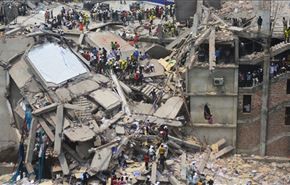 تلفات ریزش ساختمان در بنگلادش به 272 نفر رسید