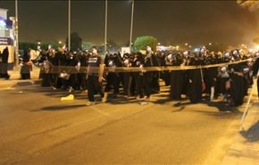 تجمع عربستانی ها در اعتراض به بازداشت ها