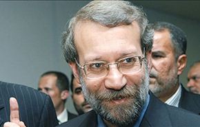 لاريجاني يؤكد وقوف ايران حكومة وشعبا لجانب سوريا