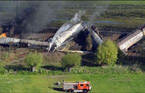 بلجيكا..اجلاء نحو 300 شخص بسبب حريق في قطار