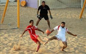 ايران تبلغ نهائي غرب اسيا لكرة القدم الشاطئية