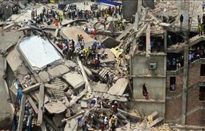 مقتل اكثر من 800 شخص بانهيار مبنى ببنغلادش