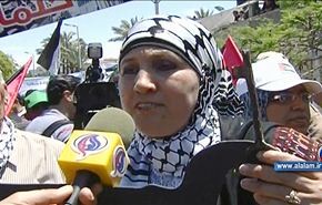 الفلسطينيون في غزة يتظاهرون في ذكرى النكبة