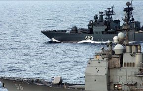 ورود کشتی‌های روس به مدیترانه برای نخستین بار