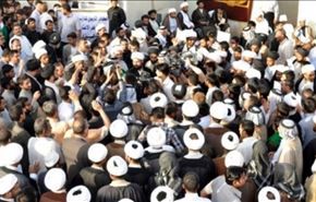 تظاهرات مردم نجف در محکومیت حمله به منزل شیخ قاسم