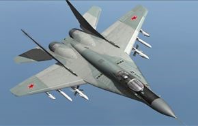 جنگنده های میگ-29 روسی در راه سوریه