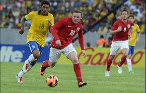 تعادل البرازيل وانكلترا 2-2