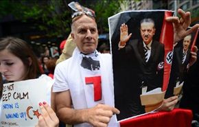 تظاهرة في نيويورك تضامنا مع المحتجين في تركيا