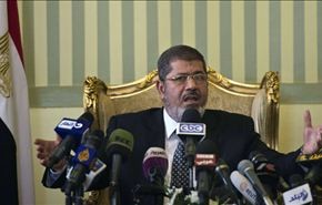 مرسي يرفض الدعوات المطالبة بانتخابات مبكرة