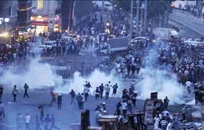 رکورد شلیک گاز اشک آور در ناآرامی های ترکیه