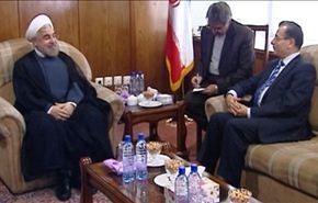 وزير الخارجية اللبناني يلتقي الرئيس الإيراني المنتخب