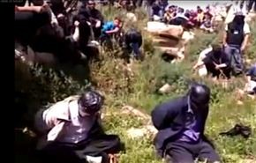 فيديو..تكفيريون اجانب بالنصرة يذبحون مسيحيين سوريين
