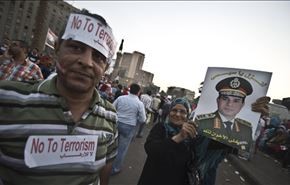 المصريون يتظاهرون في مليونية النصر والعبور