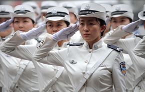 جدال پلیس های زن در چین هنگام مأموریت + فیلم