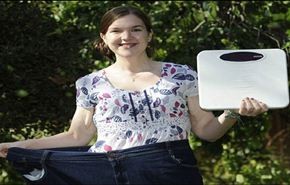 بريطانية تخسر76 كيلو من وزنها خلال 9 أشهر!