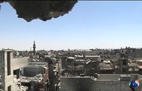 فيديو خاص بقناة العالم من القتال في مخيم اليرموك