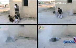 فيديو/إرهابيون يعدمون طفلين من بلدة نبل شمالي حلب