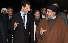 بشار اسد تلفنی به سید حسن نصرالله چه گفت؟