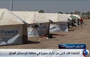 بالفيديو..معاناة آلاف اللاجئين السوريين بكردستان العراق