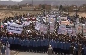بالفيديو..تظاهرات حاشدة في صعدة ضد العدوان على سوريا