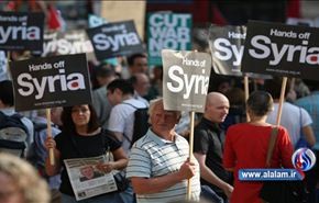 البريطانيون يواصلون احتجاجاتهم ضد العدوان على سوريا