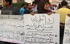 بالفيديو..تظاهرات بمصر ترفض العدوان الغربي على سوريا