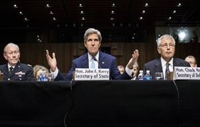 حمایت وزرای خارجه و دفاع آمریکا از حمله به سوریه