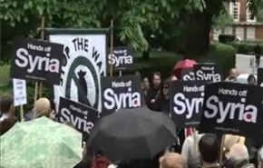 بريطانيون يرفضون العدوان الاميركي على سوريا