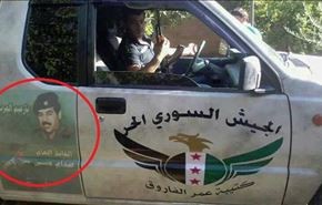 عکس صدام برخودروهای ارتش آزاد در سوریه