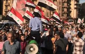 مظاهرات حاشدة بمصر لرفض العدوان على سوريا