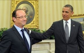 هولاند واوباما: نفضل الحل الدبلوماسي لازمة سوريا