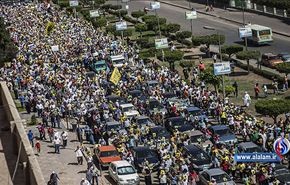 الالاف من انصار مرسي يتظاهرون بالقاهرة ومحافظات اخرى