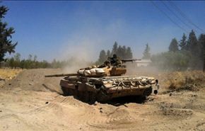 الجيش السوري يستهدف مواقع المسلحين بريف دمشق