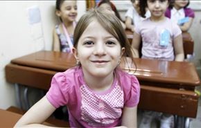 عکس های کودکان سوری در نخستین روز مدرسه