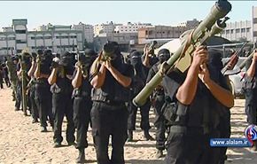 عرض عسكري لحركة الاحرار في غزة