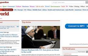 الغارديان:96% يتوقعون لقاء بين روحاني واوباما+فيديو