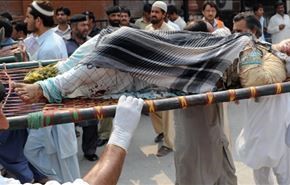 انفجار مرگبار اتوبوس در پیشاور پاکستان