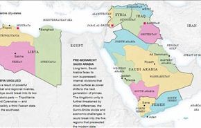 خريطة الشرق الاوسط الجديدة كما تراها 