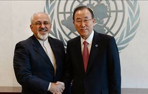 ظريف يؤكد دور الامم المتحدة بالموضوع النووي الايراني