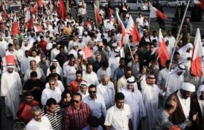 تظاهرات حاشدة في البحرين قرب الحي المالي