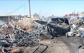 تفجير سيارة بحماة وسط سوريا وسقوط 30 قتيلا على الاقل