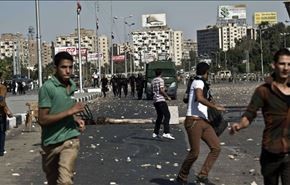 درگیری پلیس مصر و دانشجویان مقابل الازهر + عکس
