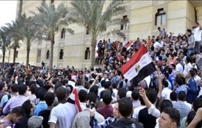 دانشگاههای مصر کانون اعتراض طرفداراران مرسی