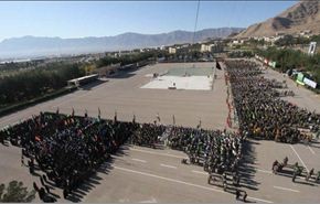 مناورات عسكرية وسط ايران بمشاركة 38 الفا و260 تعبوياً