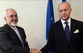 ماذا دار بين ظريف وفابيوس خلال لقائهما بباريس؟