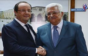 عباس وهولاند يتفقان على أن الاستيطان يهدد المفاوضات