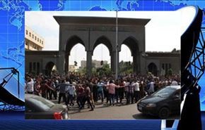دانشجویان هوادار مرسی در الازهر تحصن کردند