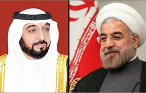 الرئيس الاماراتي يقبل دعوة روحاني لزيارة ايران